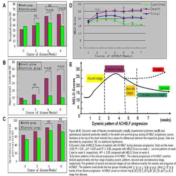 EASL2012 慢加急乙肝肝衰竭回顾性队列研究对象的动态模式发展